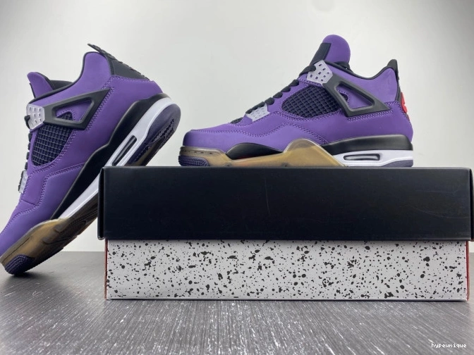 HYPE 766296 Purple 4 Retro Scott Travis Jordan Family) LN4 (Friends and 0822